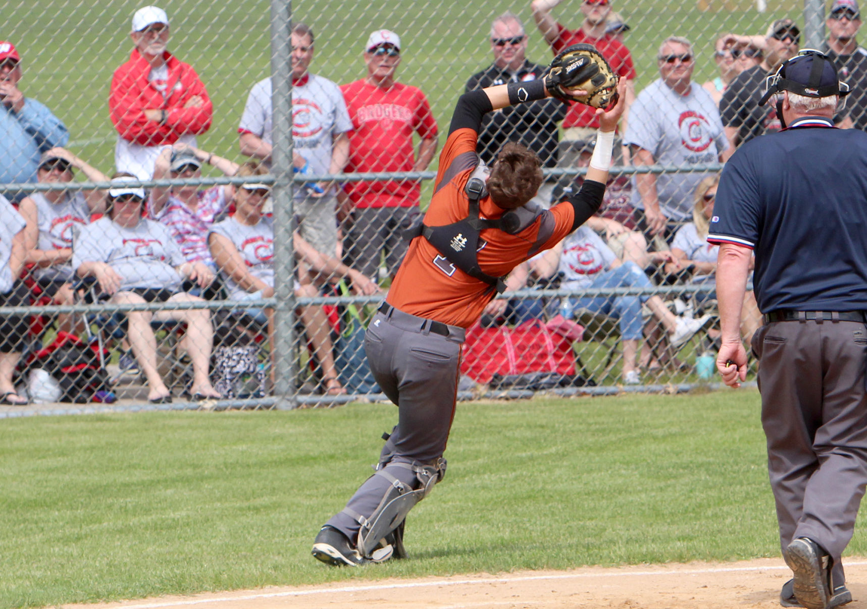Bloomer baseball vs Cumberland at Casper Park 6-4-19
